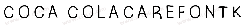 COCA COLACAREFONTKAI字体转换